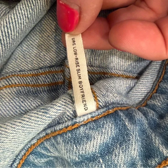 rag & bone Dre low-rise slim boyfriend Jeans - Picture 9 of 9